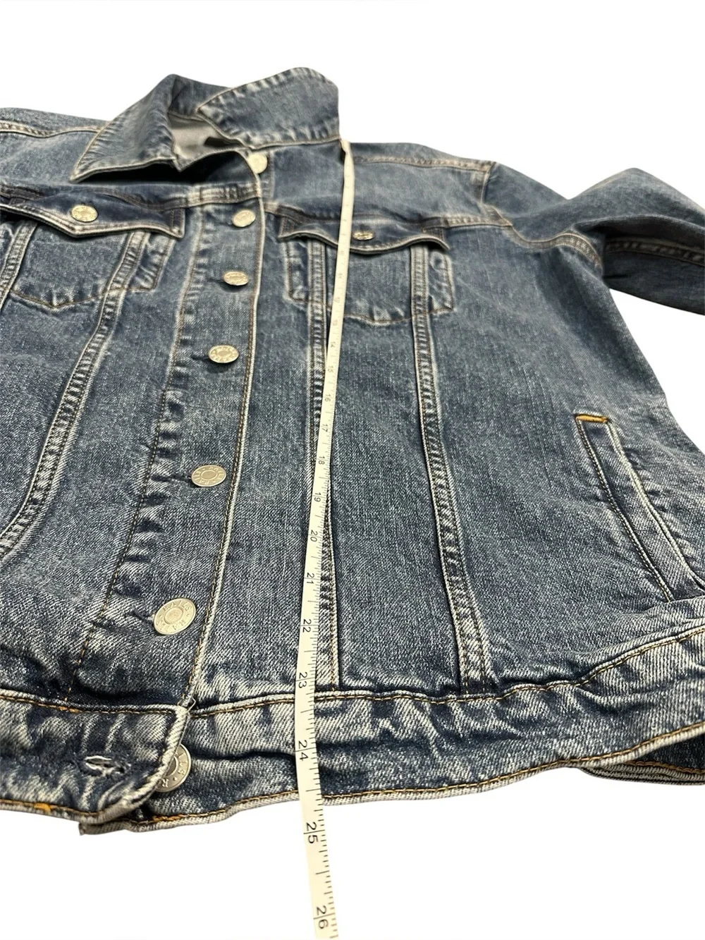 Rails Star Denim Jacket Grove Boyfriend Fit Medium Distressed Boho Western M